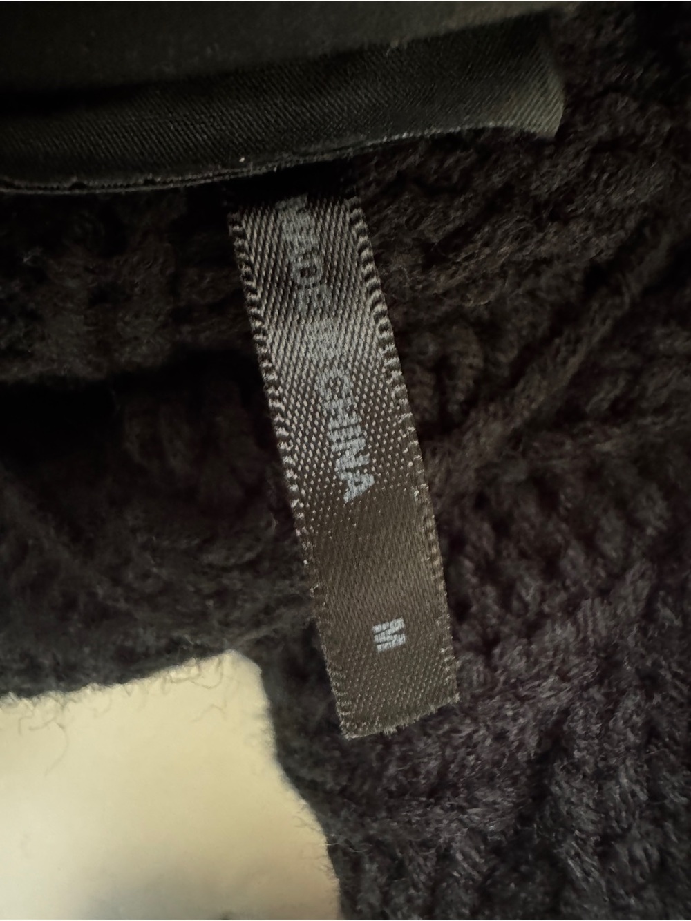 Killstar Ghastmark Disturbia Nemesis Sweater Distressed Cropped Cable Knit Sz M - Picture 5 of 16